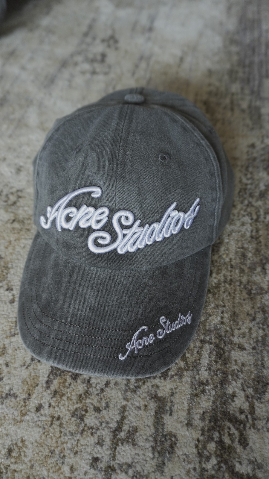 Acne Studios - Logo cap - Black