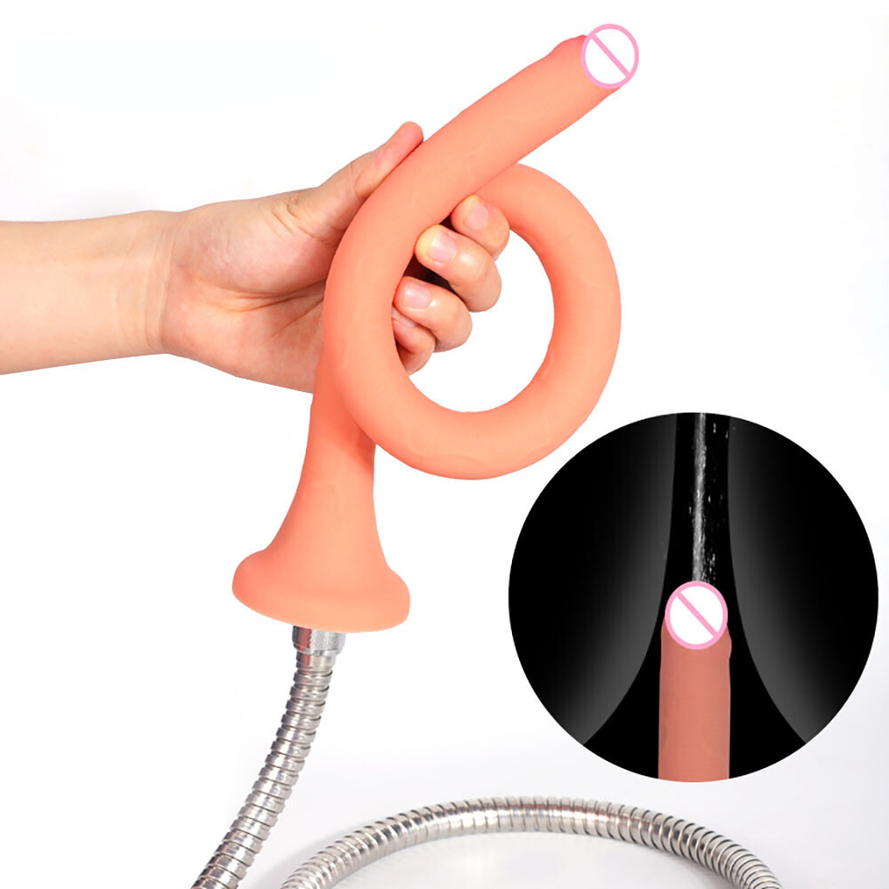 Soft Silicone For Women Vaginal Shower Men Anus Cleaner Enema Douche