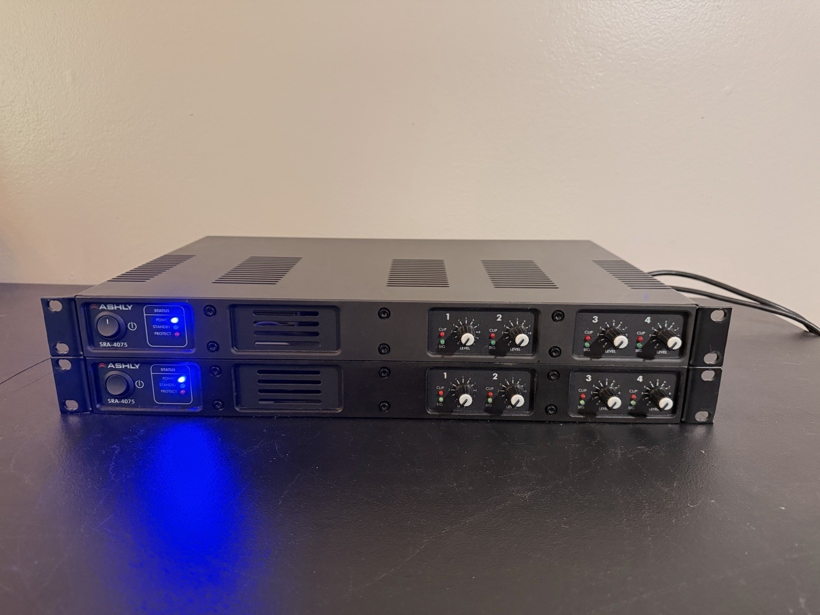 Ashly SRA-4075 4-Channel Power Amplifier—2 available—priced each—EXC