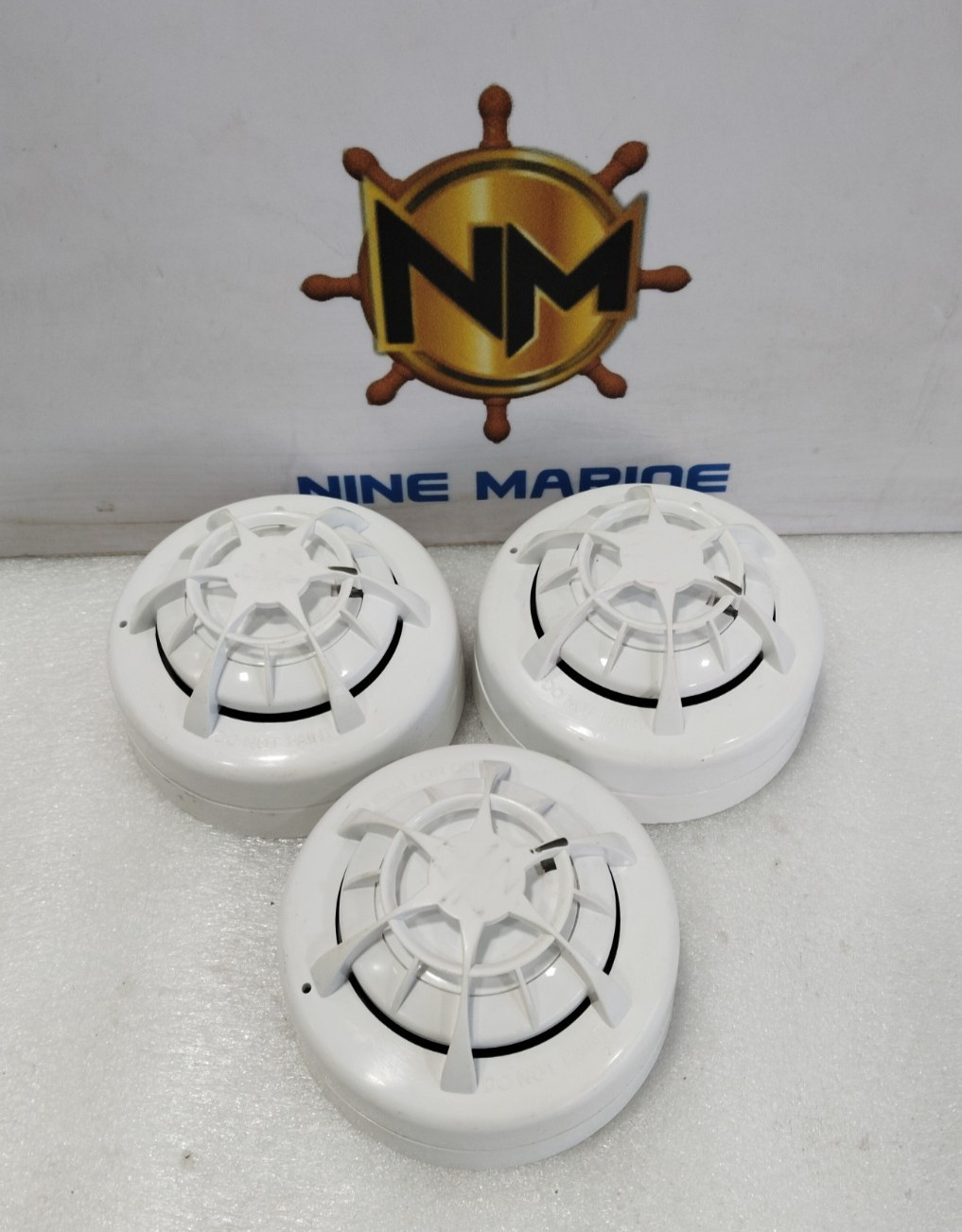 LOT OF 3 APOLLO ORBIS MULTISENSOR SMOKE DETECTOR ORB-OH-13003-APO WITH BASE