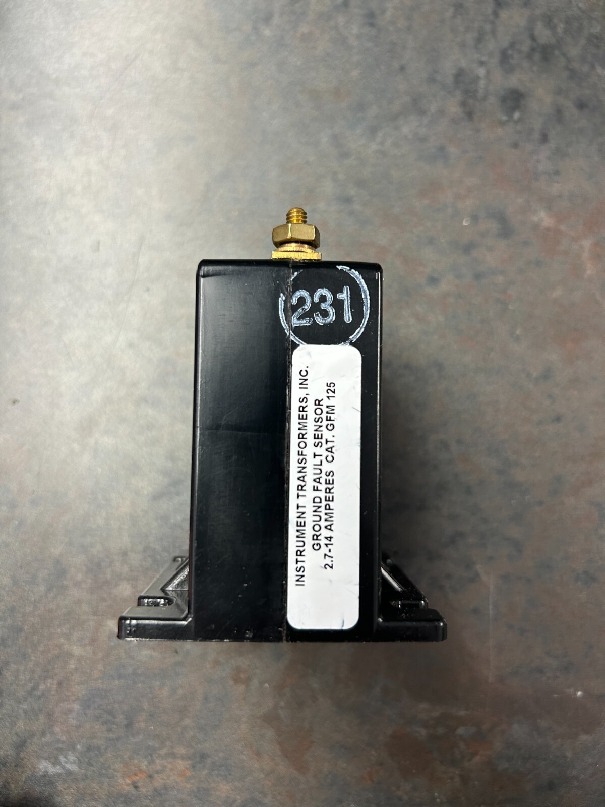 NEW INSTRUMENT TRANSFORMERS INC GROUND FAULT SENSOR GFM-125