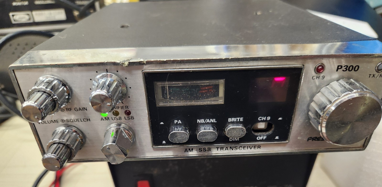 President P300 AM-SSB Transceiver  CB  Untested, PARTS UNIT