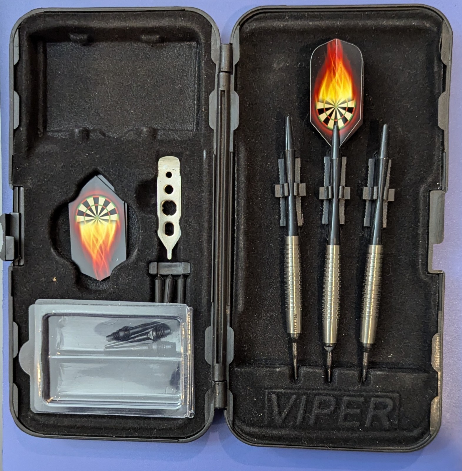 McCoy Marksman 1 90% Tungsten 18g Soft tip Set-Free Shipping- Includes Dart Case