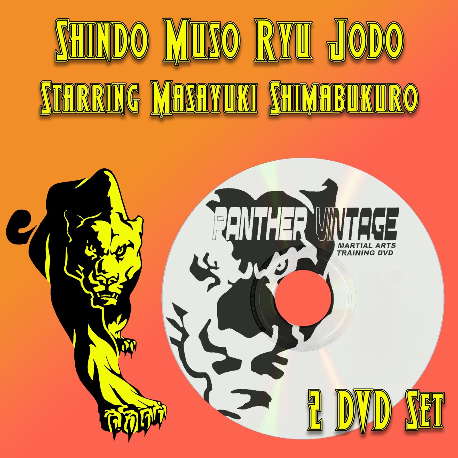 Shindo Muso Ryu Jodo starring Masayuki Shimabukuro (2 DVD Set)