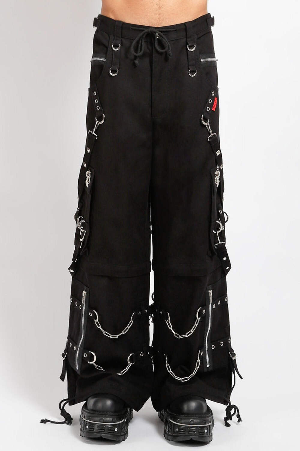 Tripp NYC Skull Stud Pants [BLACK/BLACK]
