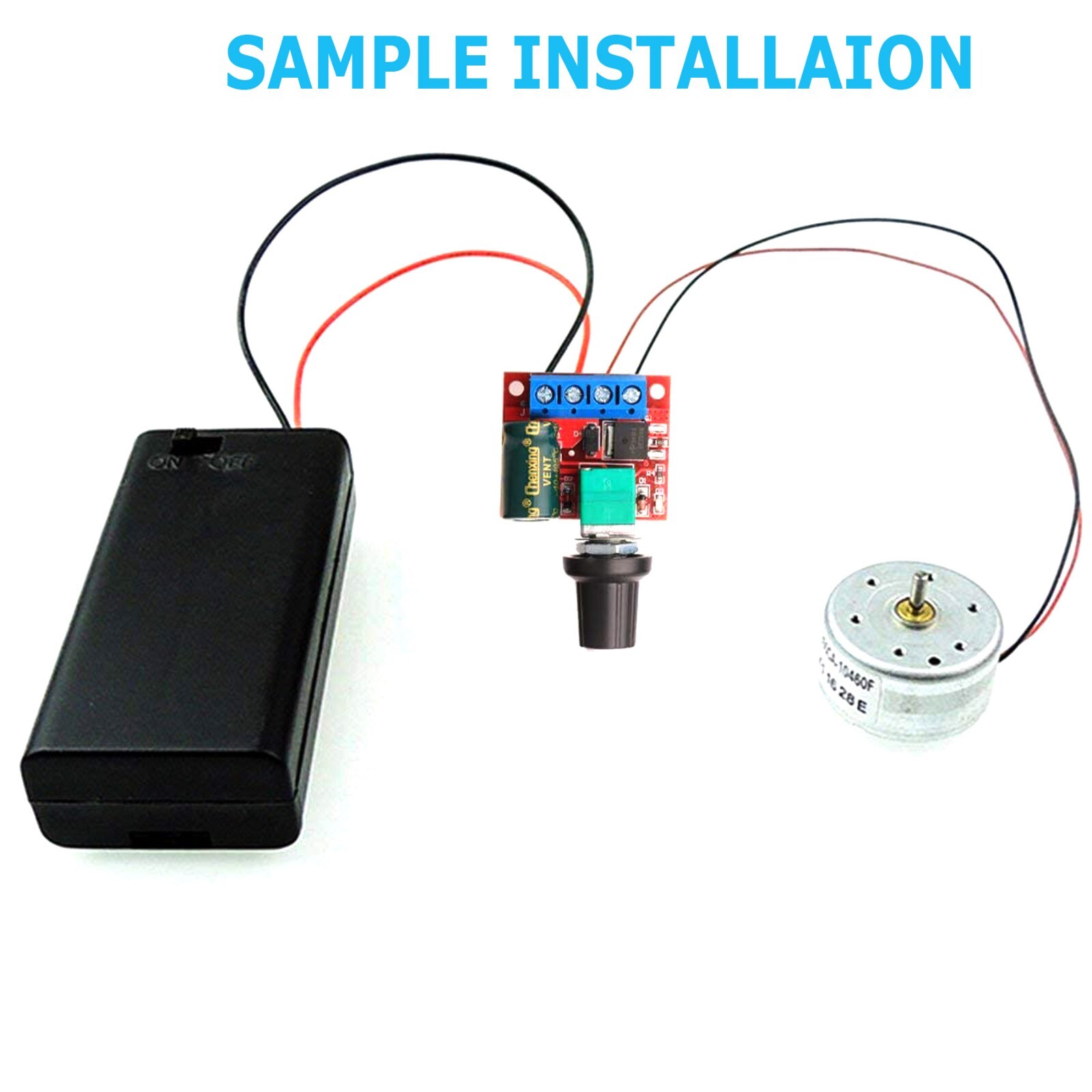 Adjustable DC PWM Motor Fan Controller Module 4.5V-35V With On/Off Switch