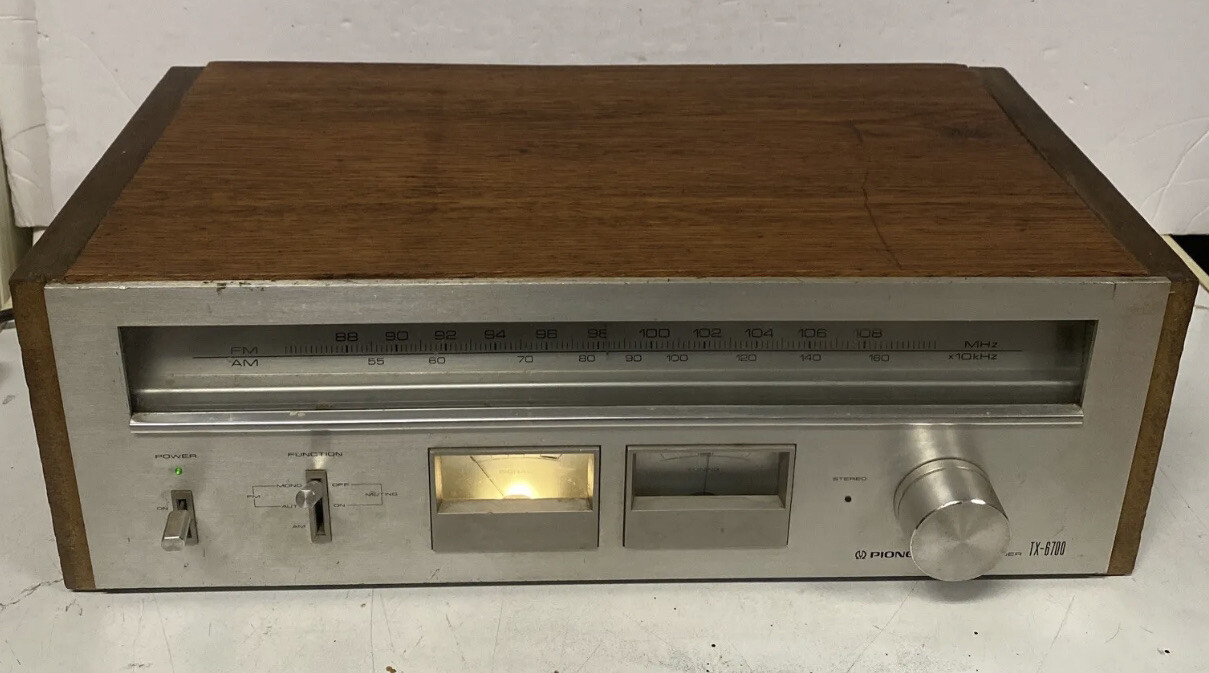 Pioneer TX-6700 AM/FM stereo tuner, Vintage MIJ