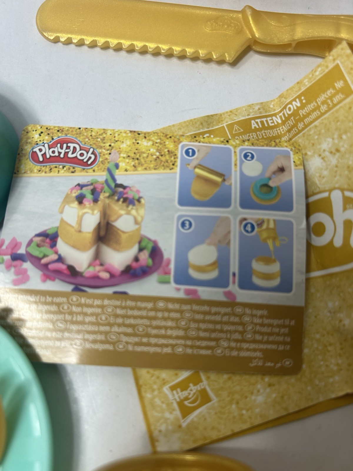 Play-Doh Gold Collection Gold Star Baker Playset Tools