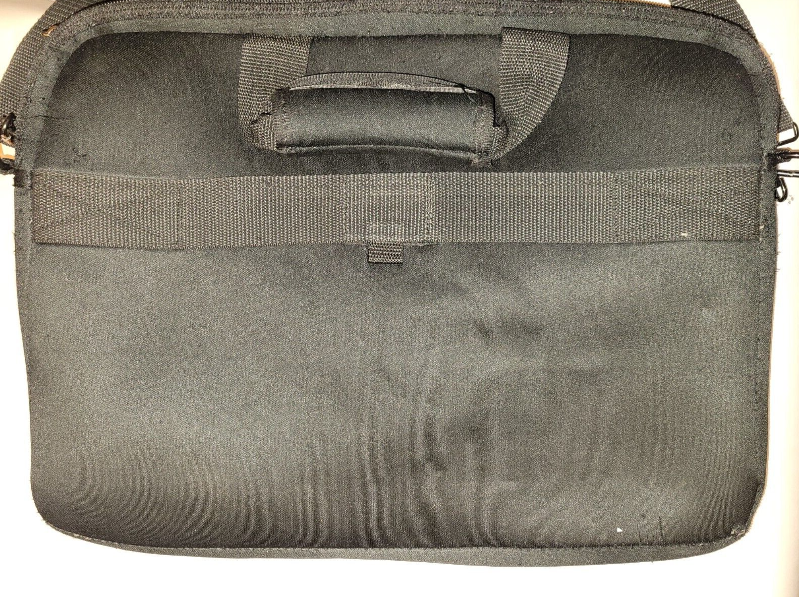 Gray / Black Mobile IT Polyethylene Laptop Bag 16" x 12" with 17" shoulder Strap