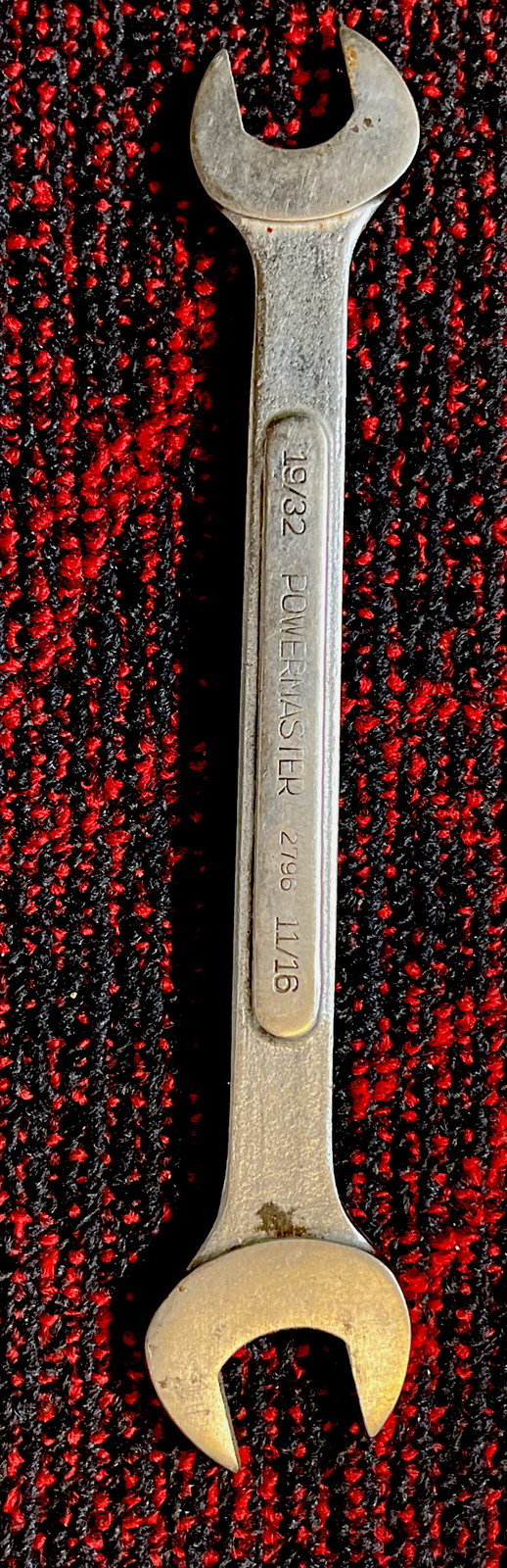 PowerMaster 2796 Open-end wrench Drop Forged Japan Alloy steel 19/32” & 11/16”