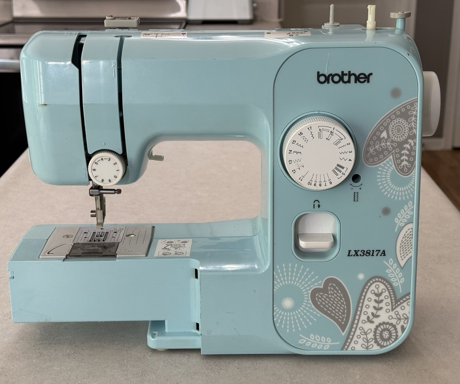 Brother Sewing Machine LX-3817A - Missing Storage Tray
