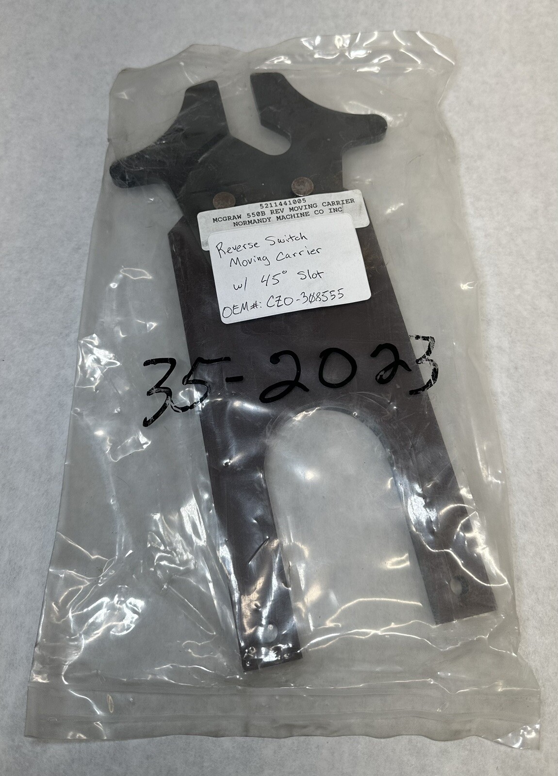 NEW MCGRAW-EDISON 550B Reverse Switch Moving Carrier CZO-308555
