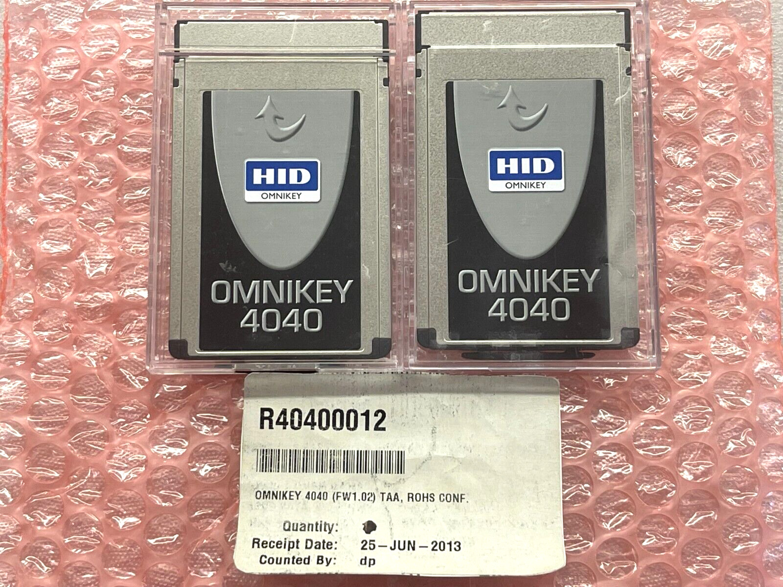 (2 PIECE LOT) R40400012, OMNIKEY 4040 Military ID Smart Access Card Reader