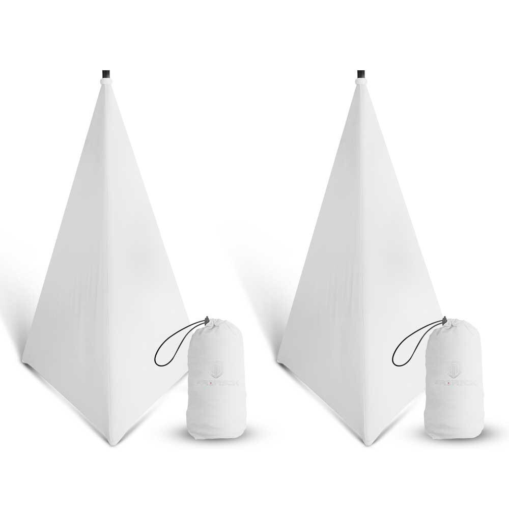 proreck Speaker 2 Stand Cover Tripod Stand Skirt Skrim 360 Degree Cover White