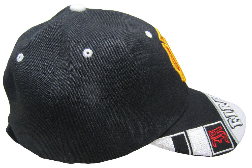 Fire Department Dept FIRE FIGHTER Scripture Black Embroidered Cap Hat