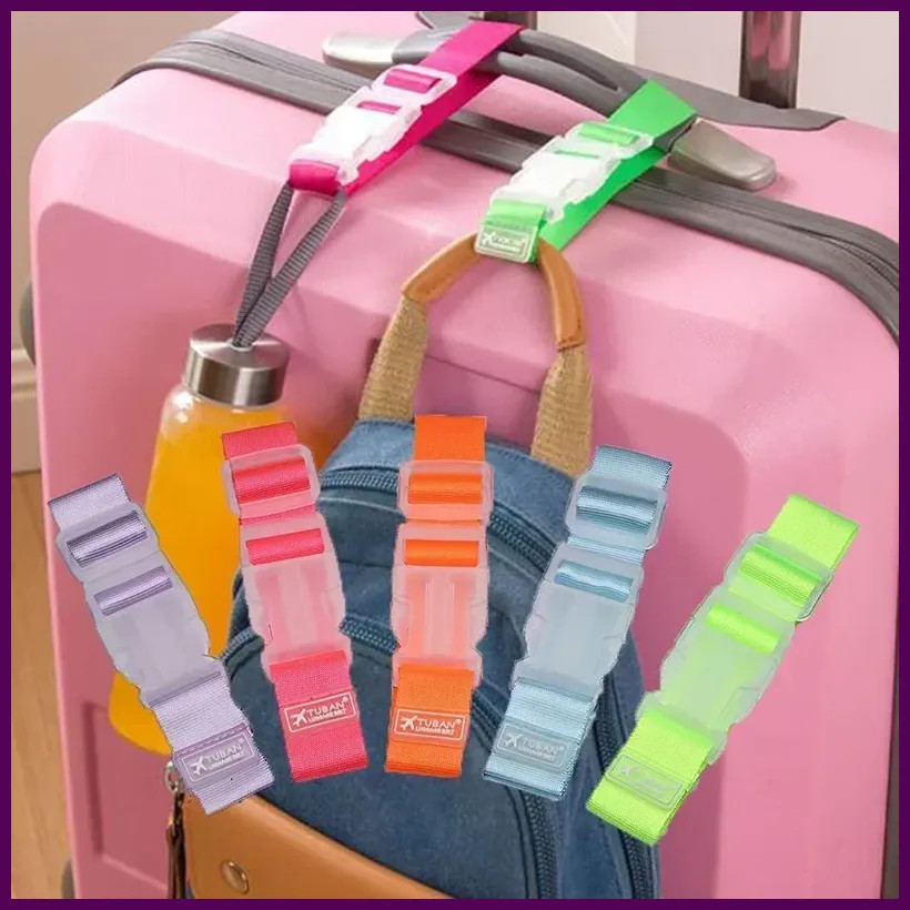 1/2Pcs Adjustable Luggage Straps Accessories Hanging Buckle Straps Suitcase Bag