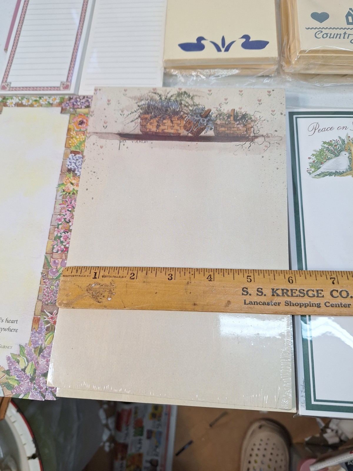 NOS Vtg Country Cottage Core Note Pads