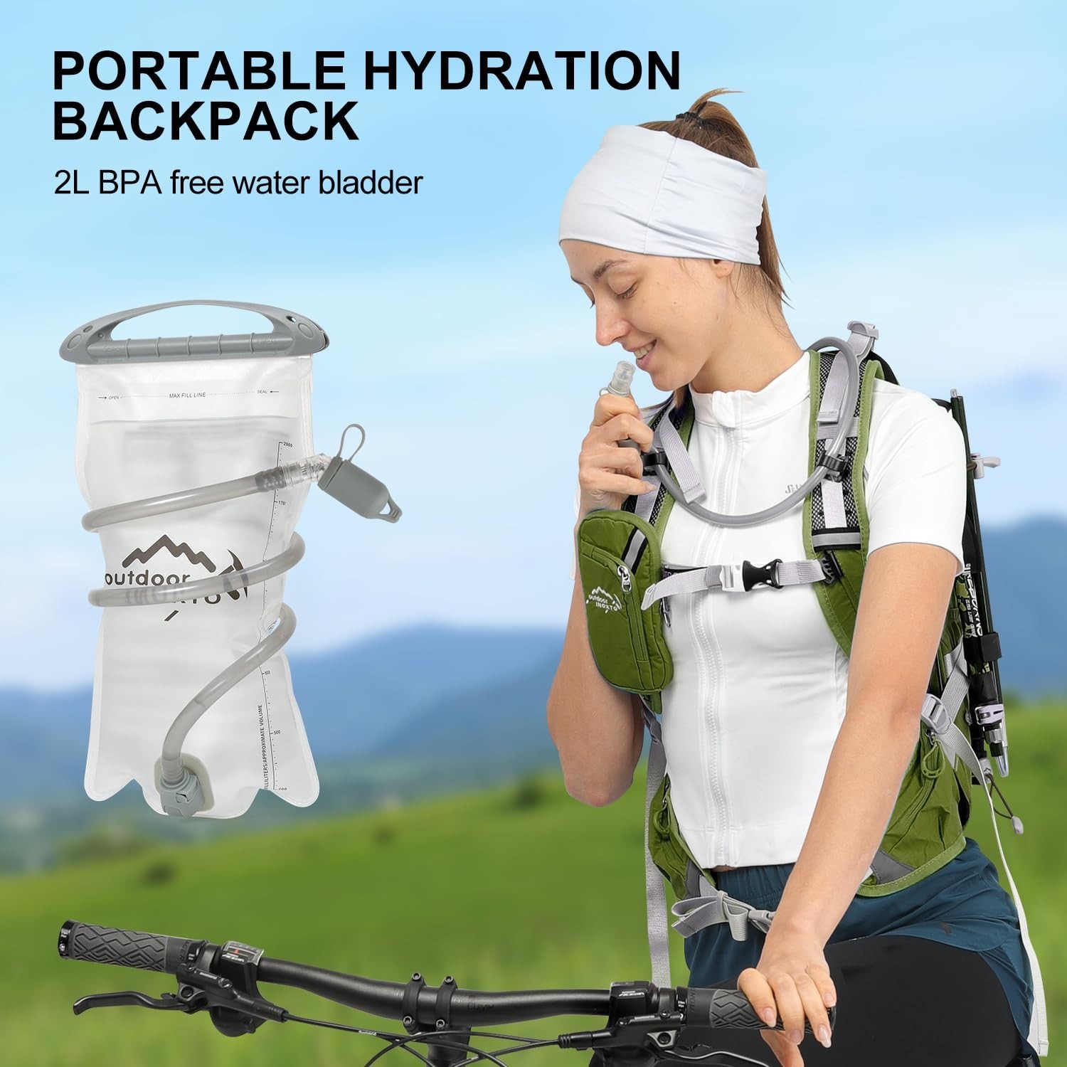 IX INOXTO 20L Hydration Backpack, Waterproof Hiking Internal Frame Backpacks ...