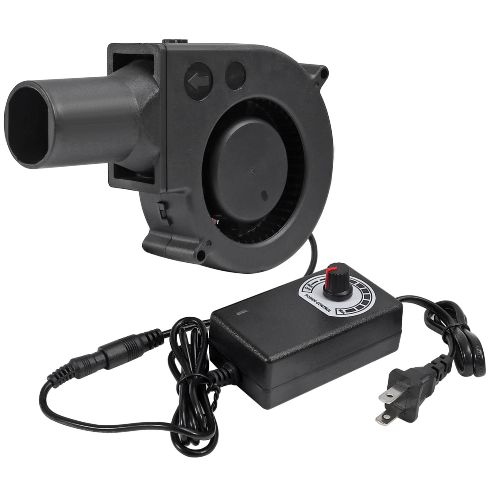 97mm BBQ Blower Fan 12V with Variable Speed Controller - Quick Charcoal Starter