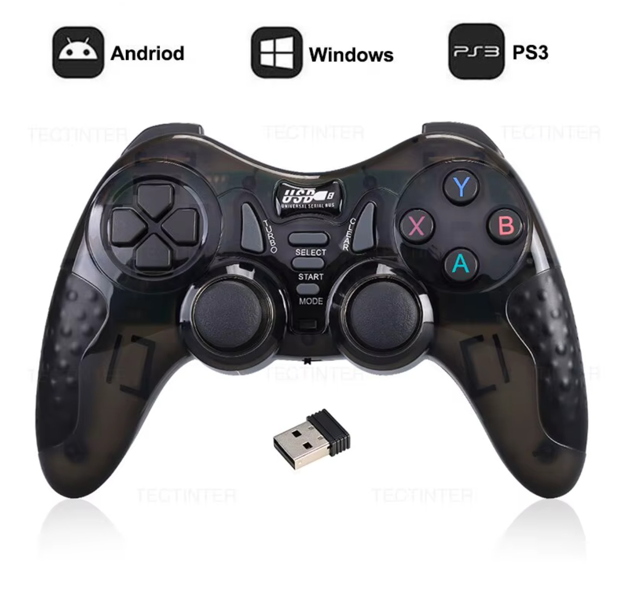 2.4GHz Wireless Game Controller For PS3 Accessories Controle PC Joystick