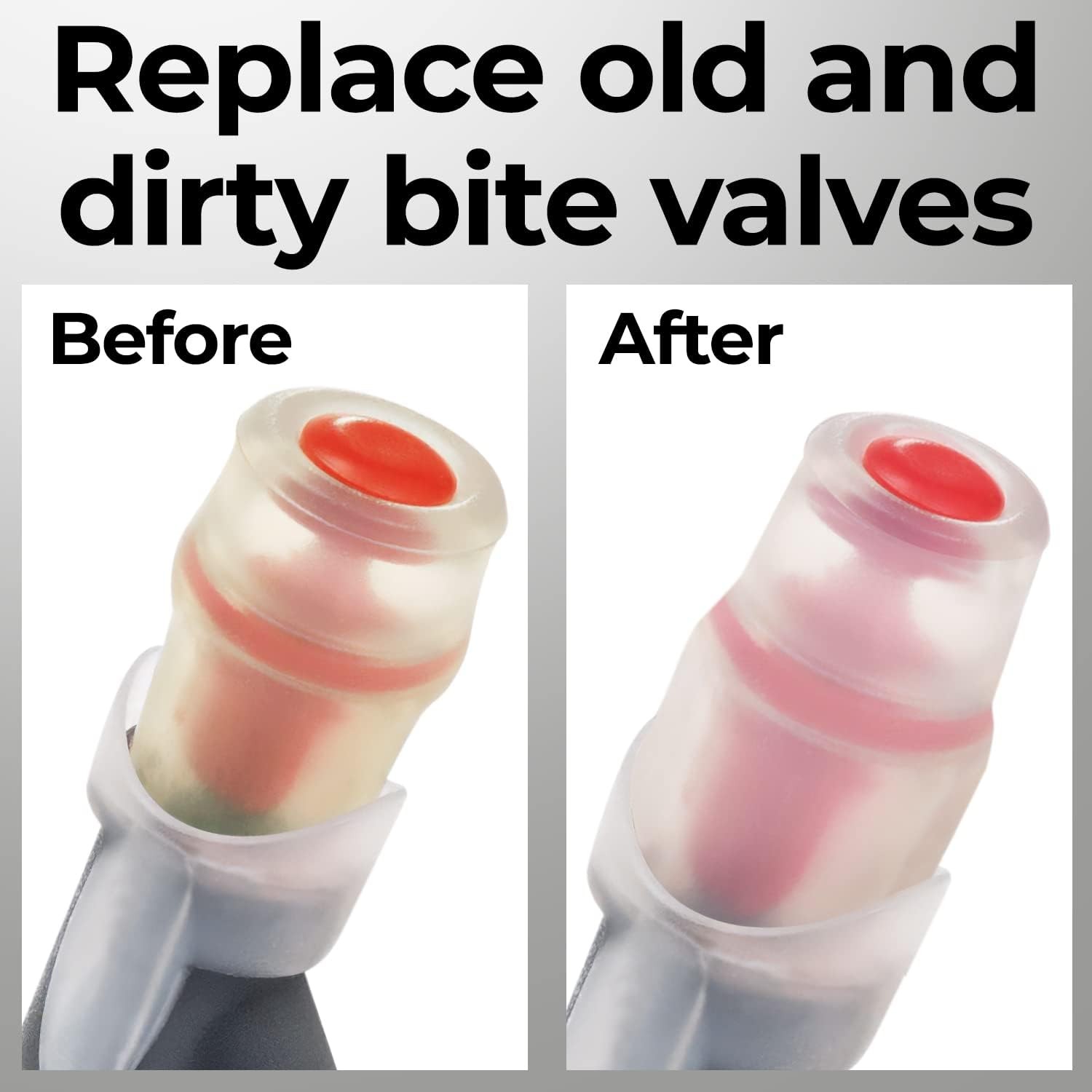 5-Pack Replacement Bite Valve Nozzles Compatible W/ Osprey Nathan & Hydrapak