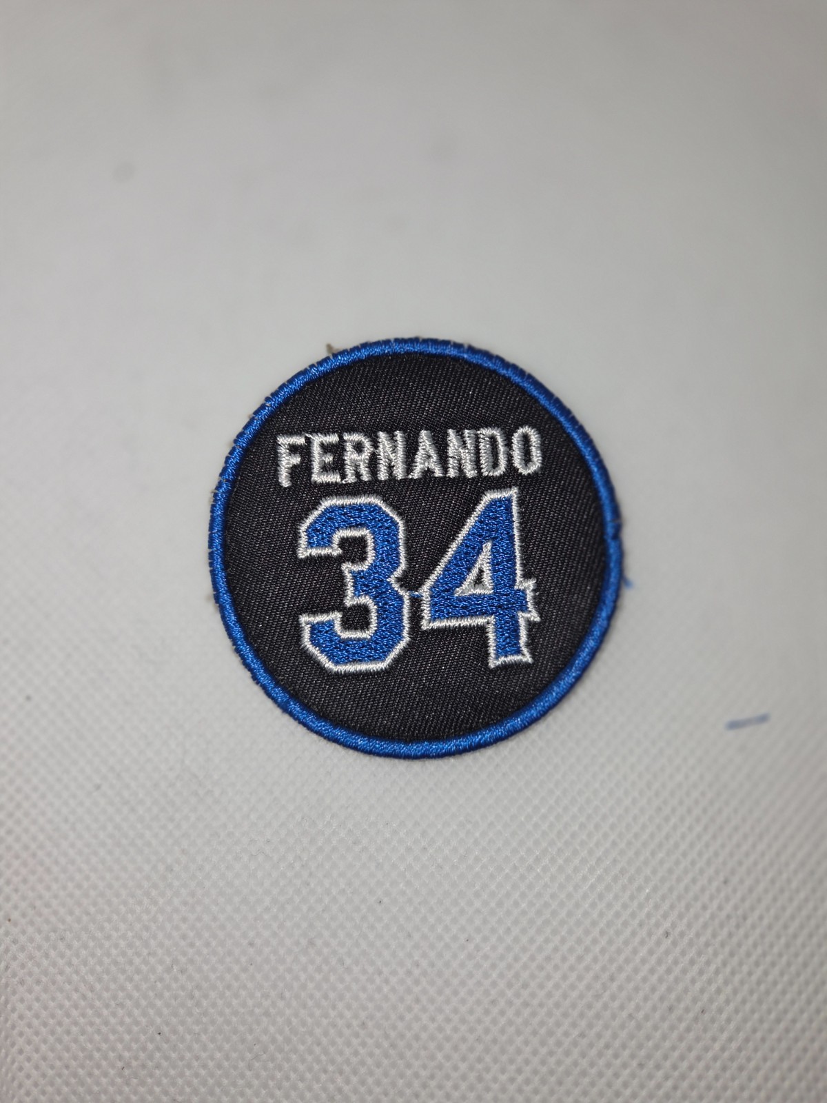 Fernando Valenzuela 34 Memorial Patch World SeriesDodgers Jersey Sew on Patch