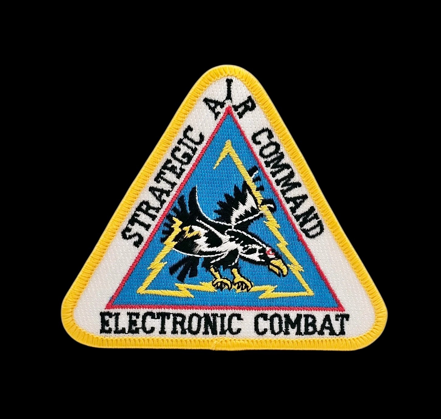 STRATEGIC AIR COMMAND ELECTRONIC COMBAT VINTAGE RARE PATCH