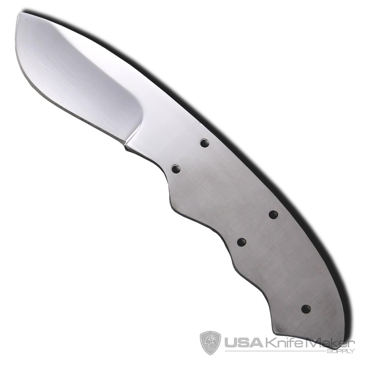 Hunting Knife Blade Blank 003 - 440C Steel - 6" OAL