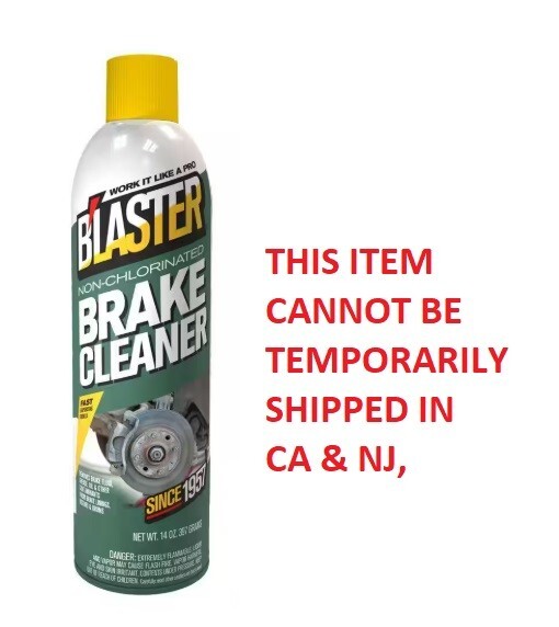 Blaster 14 oz. Non-Chlorinated Brake Cleaner Spray ~ BUY MORE & SAVE!!!