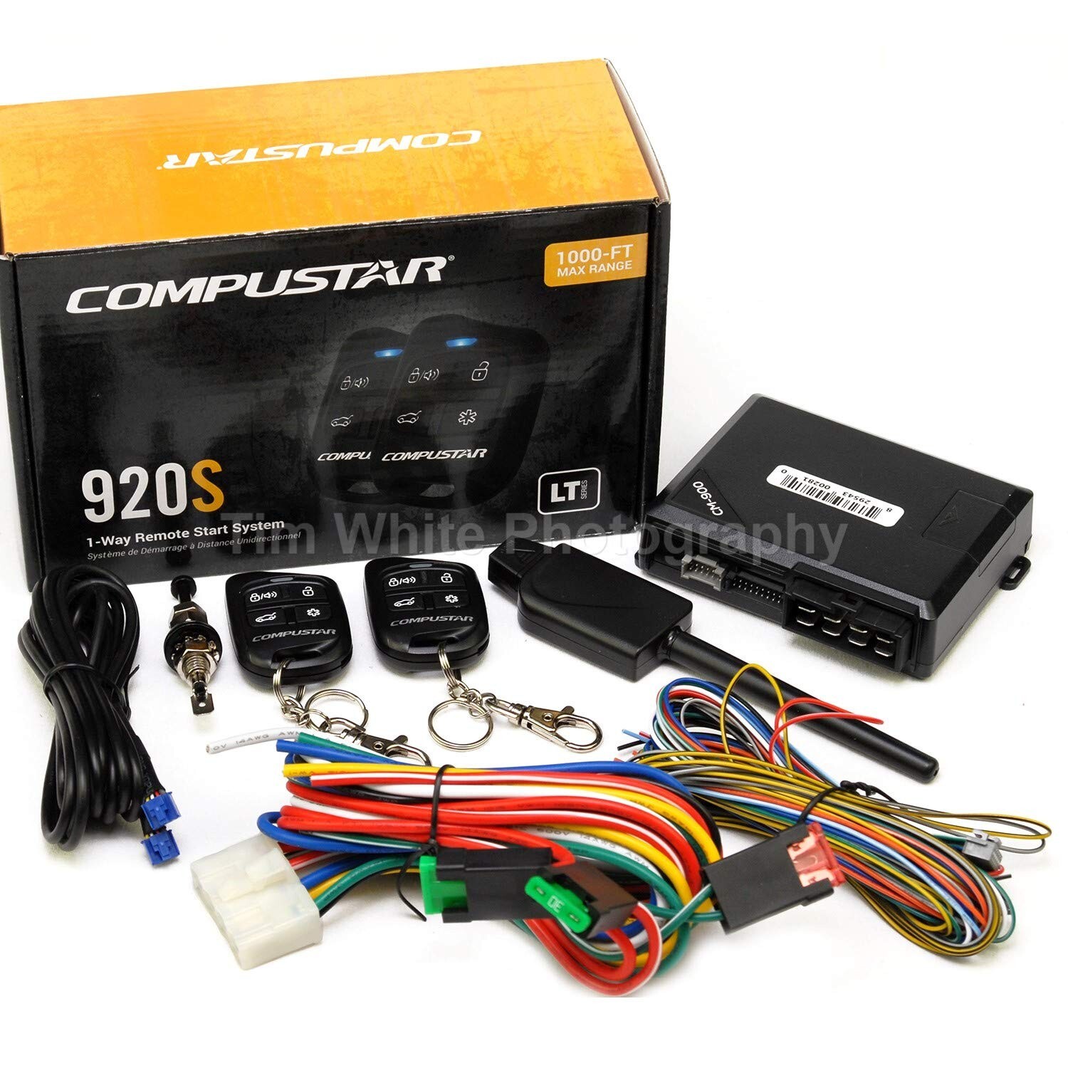 Compustar CS920-S (920S) 1-way Remote Start and Keyless Entry System with 100...