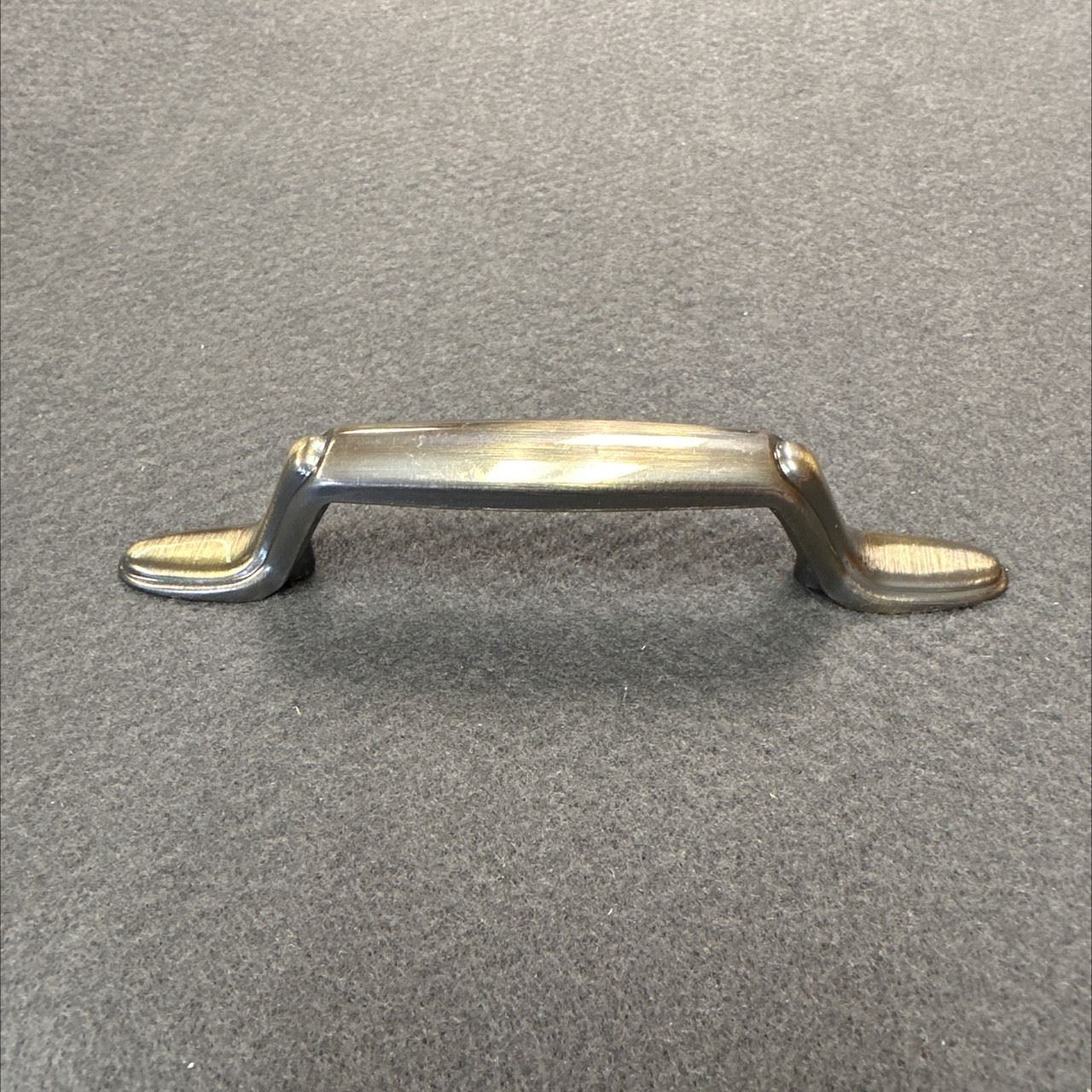 3" Decorative Spoon Foot Pull Antique Brass