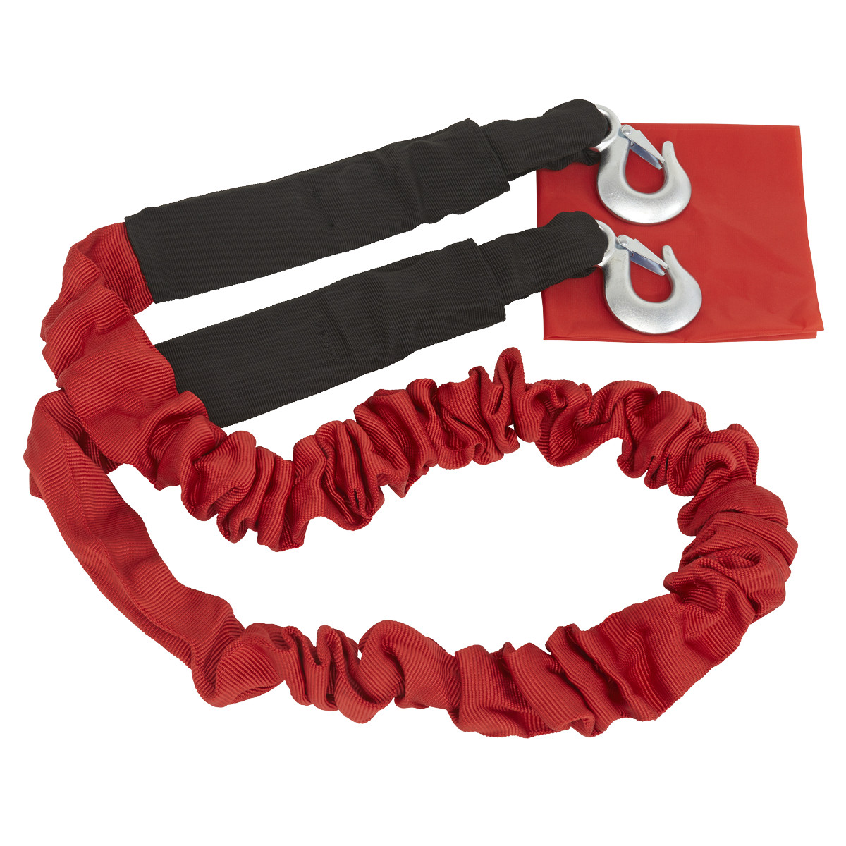 Sealey Tow Rope 5000kg Rolling Load Capacity Heavy Duty Elasticated TH5002