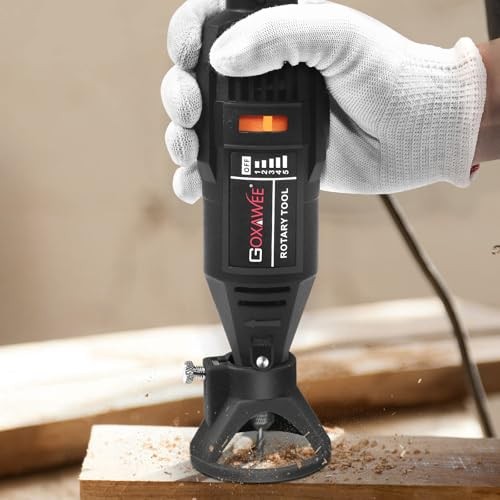 Rotary Tool Kit with MultiPro Keyless Chuck and Flex Shaft -140pcs Black