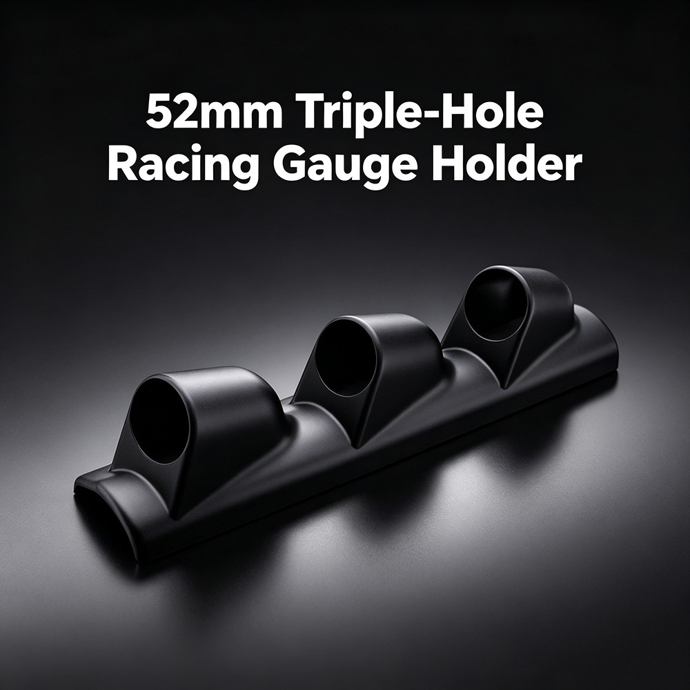 Dashboard Pillar Mount 3-Gauge Pod Compatible with 2" Car Performance Gauges