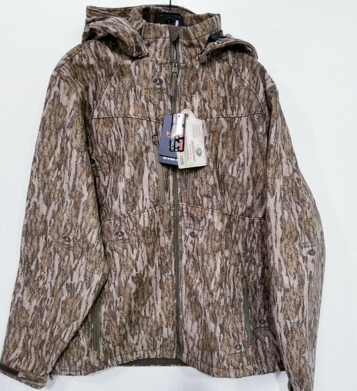 HeyBo Outdoors Mossy Oak Renegade Softshell Jacket - Bottomland - Sz XL