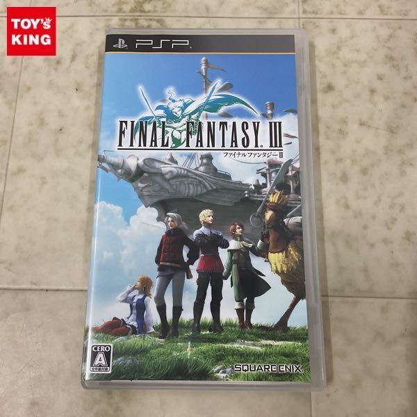 Play Station Portale PSP Final Fantasy III FF3 Sony Game Soft D0980