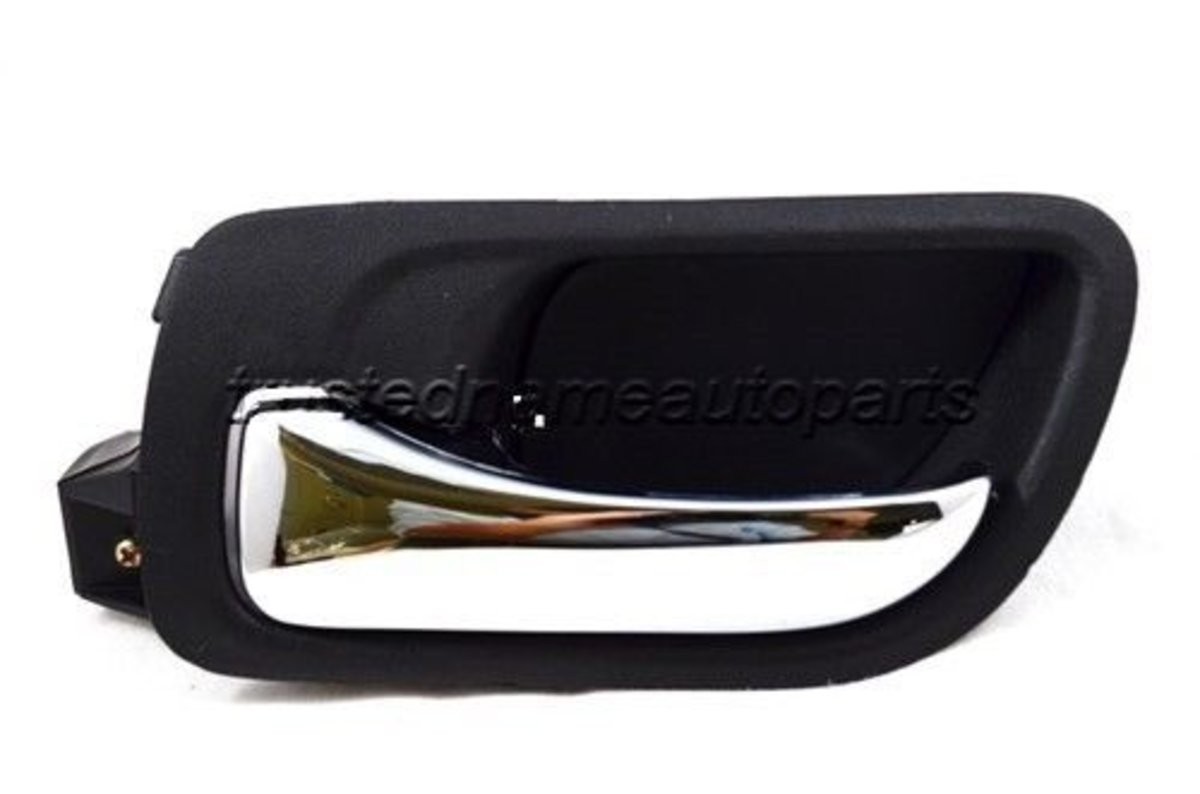 fits 2003 to 2007 Honda Accord Interior Door Handle Front Left Chrome Sedan