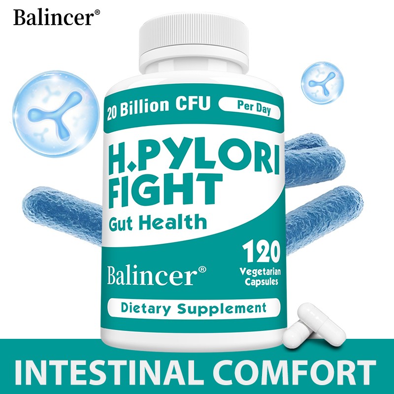 H.Pylori Fight Guthealth,Support Digestive Health 120ct Balance Intestinal Flora
