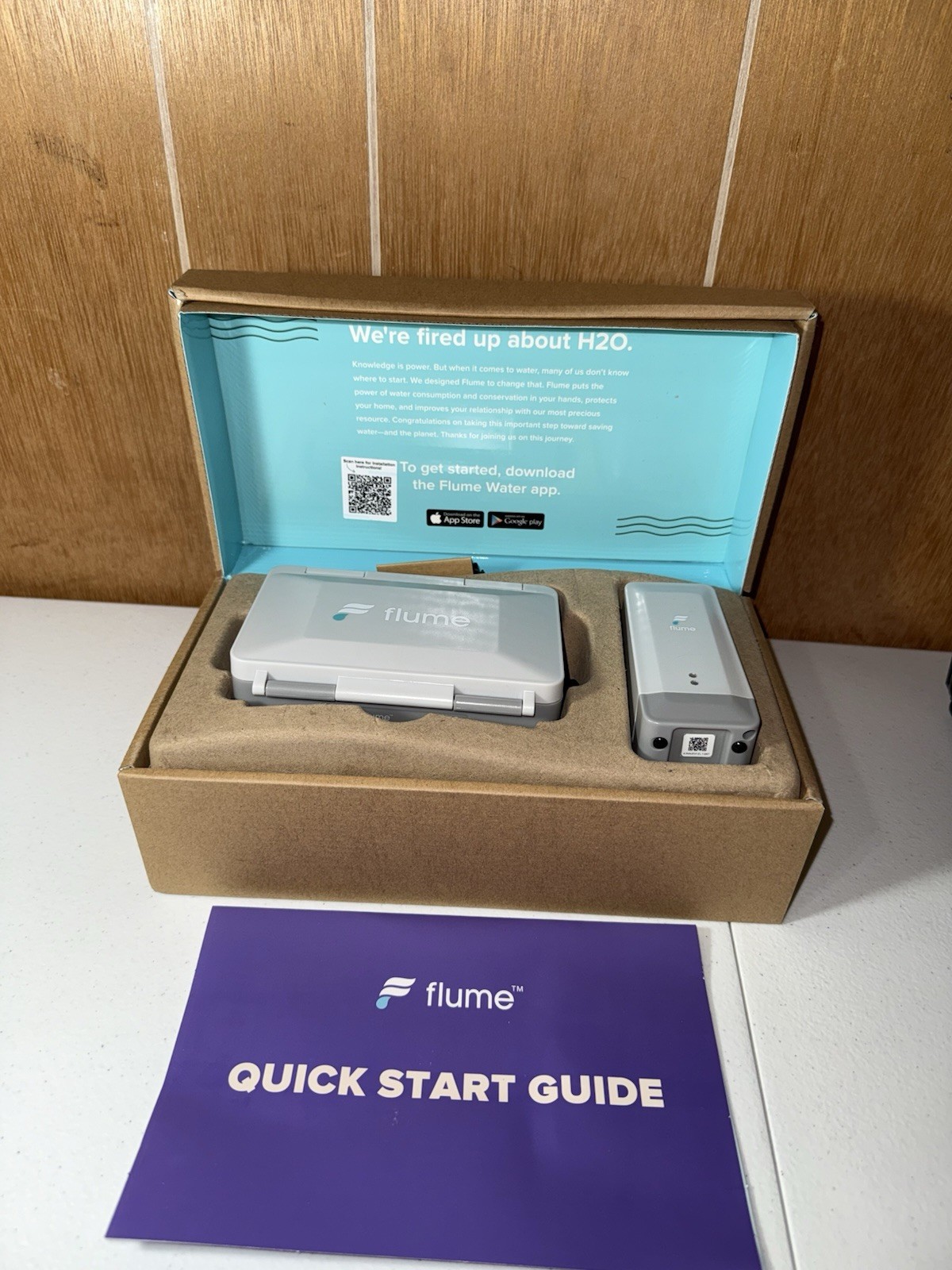 Flume Smart Home Water Monitor & Leak Detector F2100 F2200 - READ DESCRIPTION