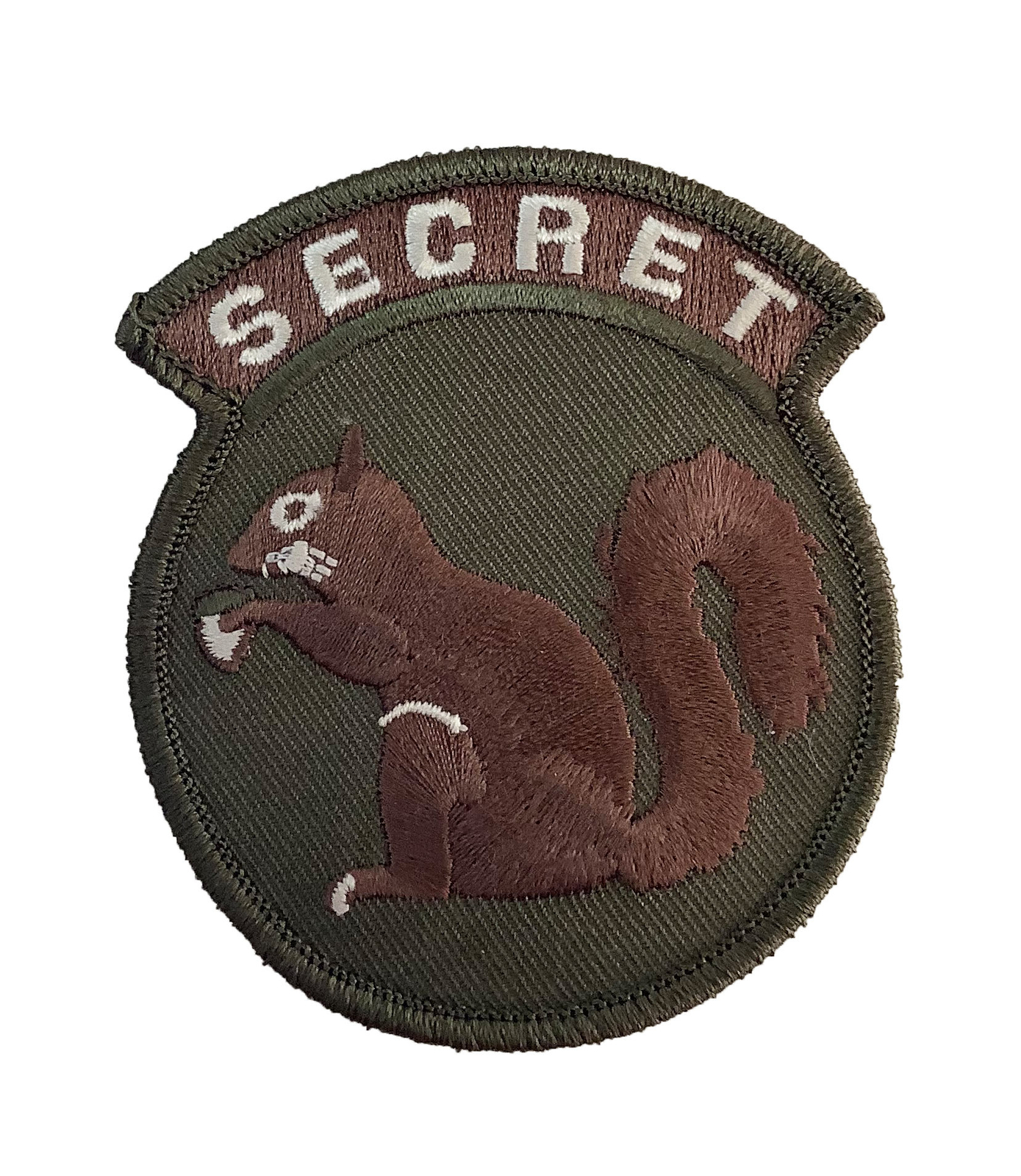 Secret Squirrel Patch – Plastic Backing
