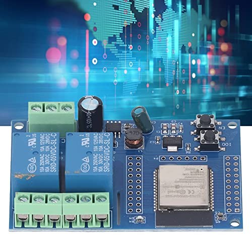 2 Channel 5V Relay Module ESP 32 4M Byte Flash Large Capacity Programmable