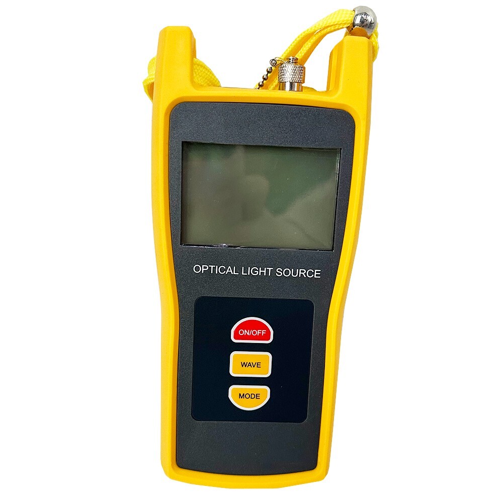 Handheld Optical Light Source Range -7dBm 1310/1550nm for Measuring Optical Loss