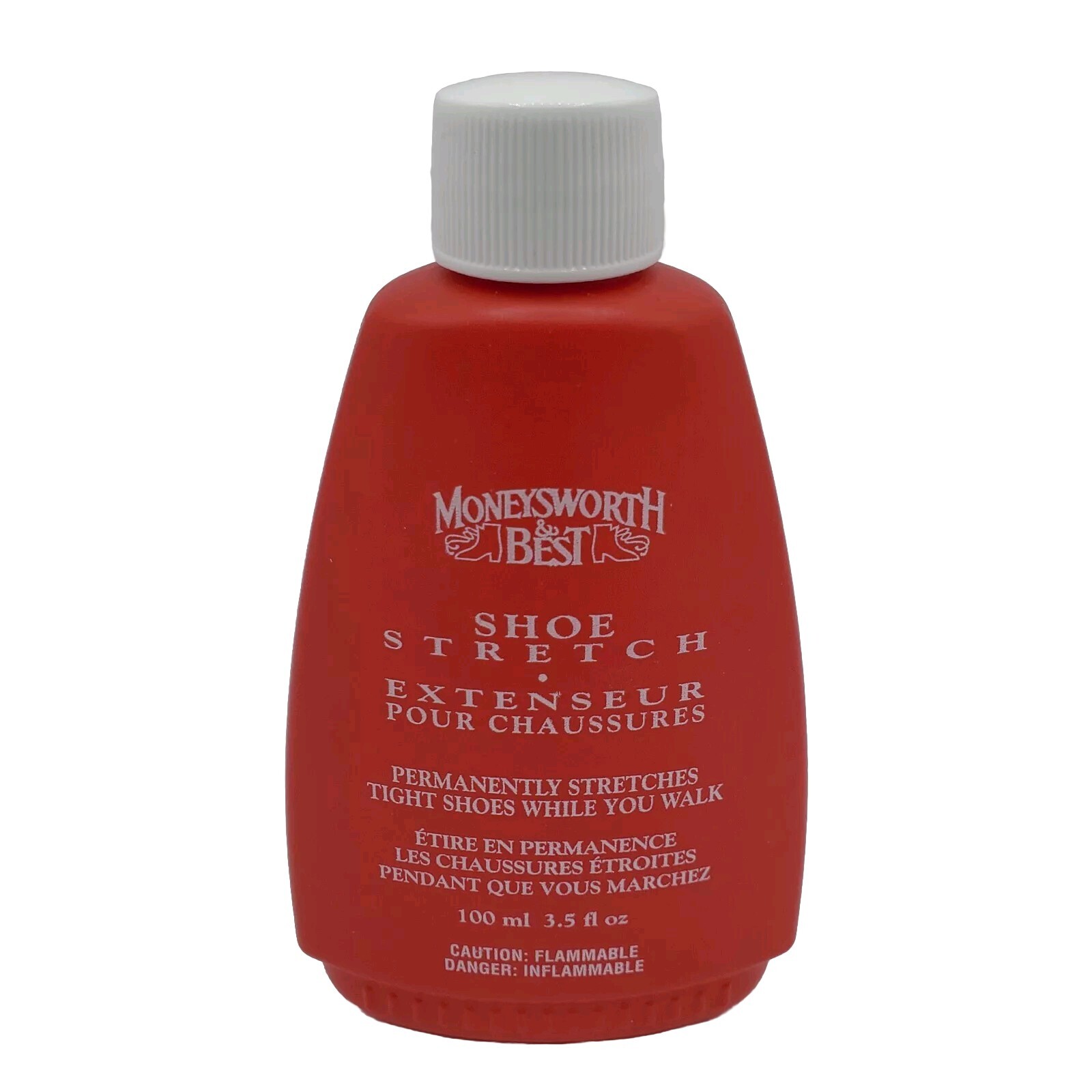 Moneysworth & Best Shoe Stretch Boot Gloves Liquid Stretcher 3.5 Oz.