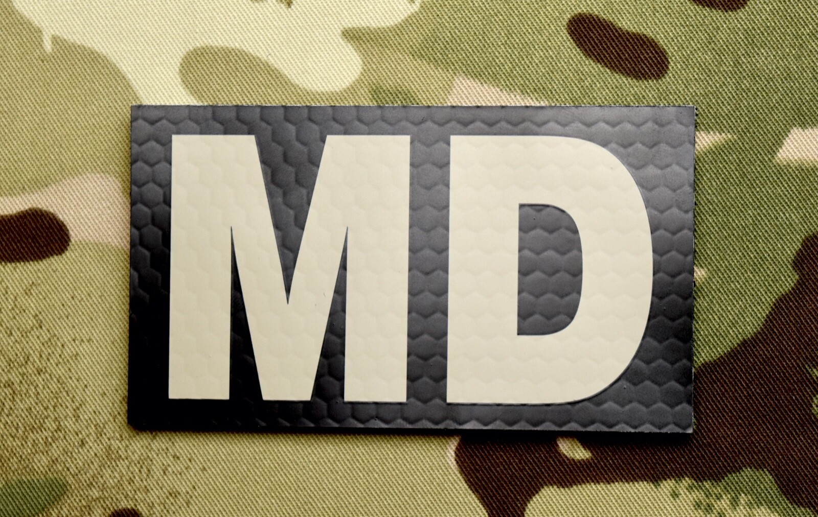 Infrared Combat MD Patch USMC Medical Doctor USAF US Army Line Doc Medic