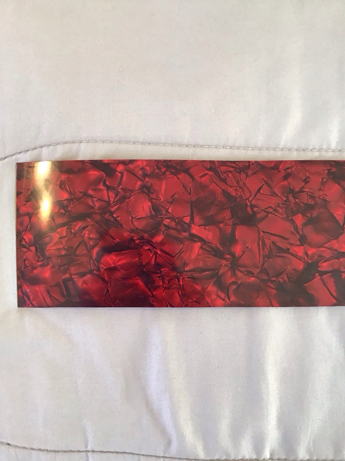 Red Diamond Pearl drum wrap
