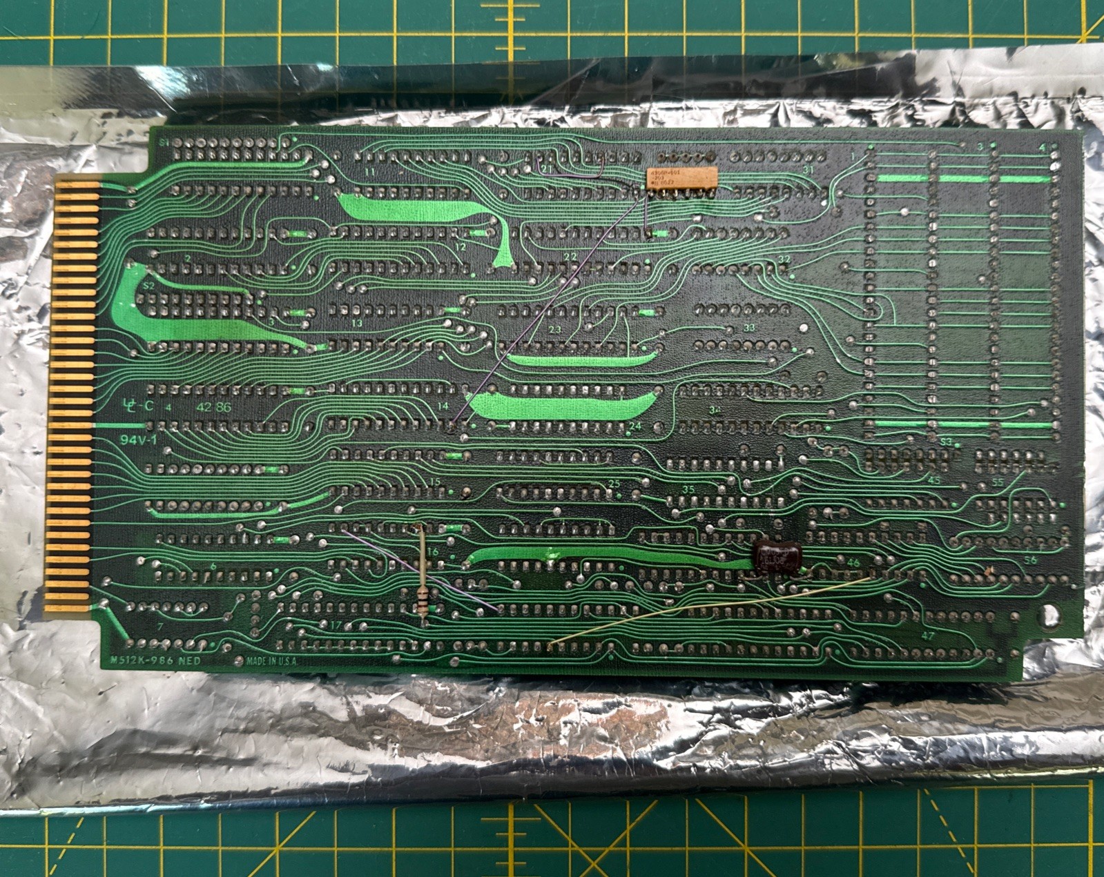 New England Digital Synclavier M512K Computer Bin Card
