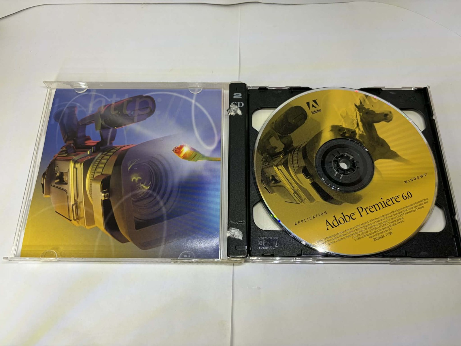ADOBE PREMIERE 6.0 CD w/ Serial Numbers, Windows/Macintosh