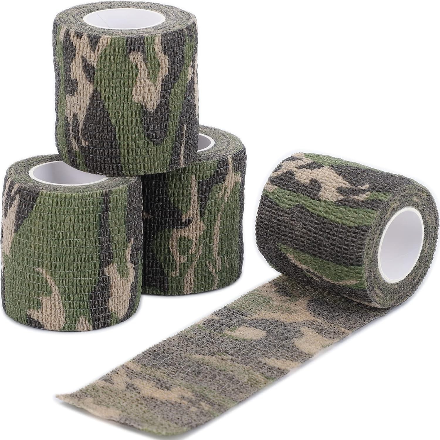 Durable 2in x 14.76ft Camo Tape Wrap - No Residue, Ideal for Camping & Climbing