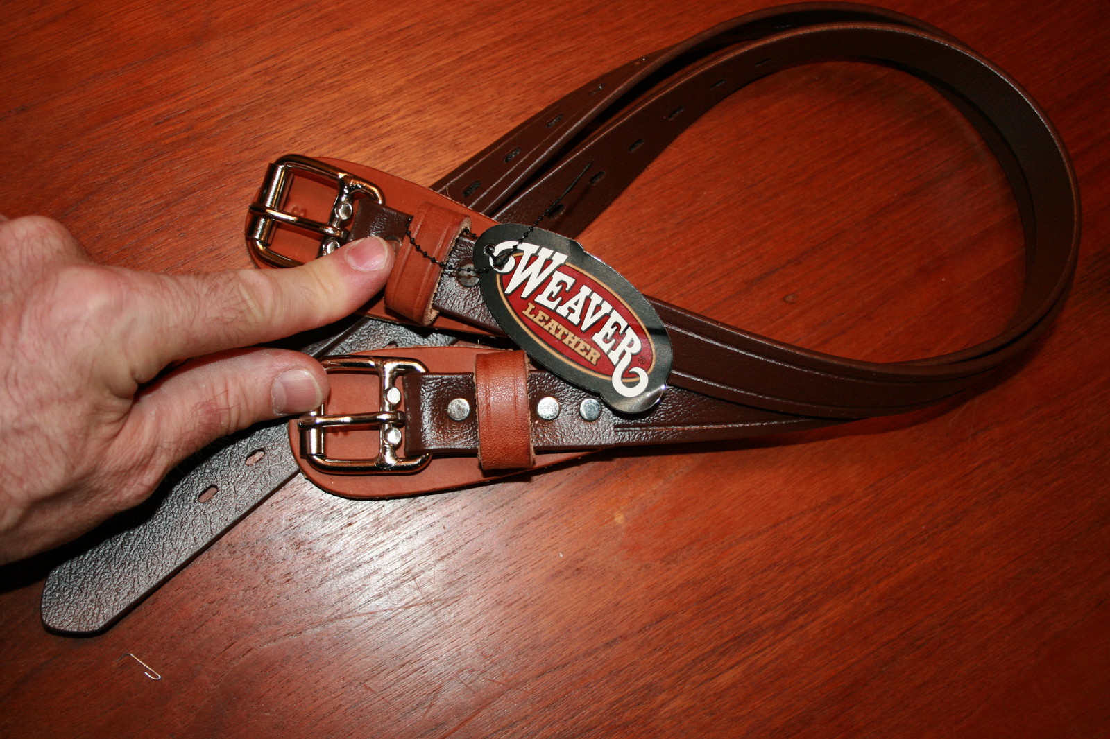 Arborist Lineman Gaff Straps Weaver Long top Straps 26 inch