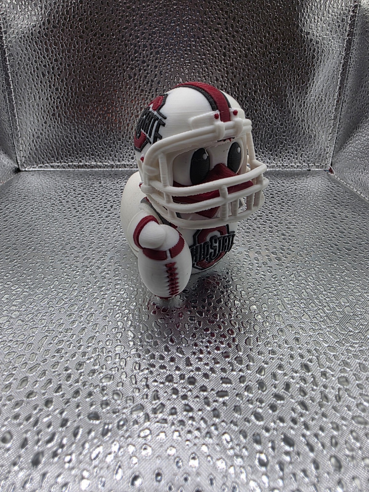 Ohio State Football Duck 3in Team Color Collectible Fan Gift Decor